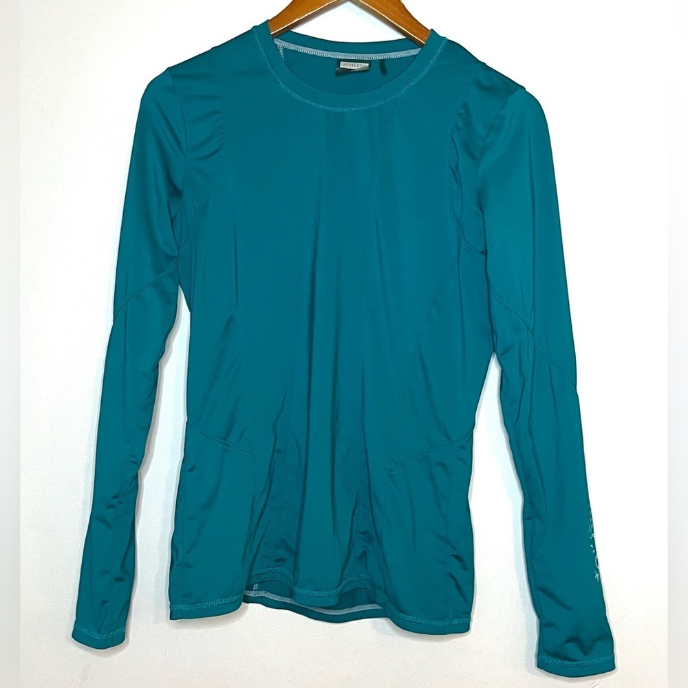 Athleta Long Sleeves Athletic Workout Tee Top Shirt Sz S
